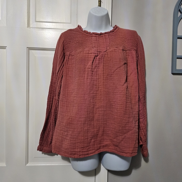 Sonoma Tops - Sonoma Women's Terracotta Long Sleeve Blouse